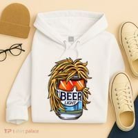 Funny Beer Drinking Funny Redneck Mullet Hoodie thumb 4