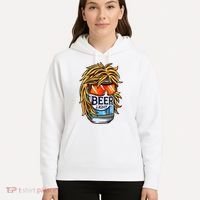 Funny Beer Drinking Funny Redneck Mullet Hoodie thumb 5