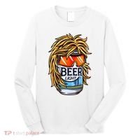 Funny Beer Drinking Funny Redneck Mullet Long Sleeve Shirt thumb 0
