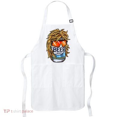 Funny Beer Drinking Funny Redneck Mullet Apron
