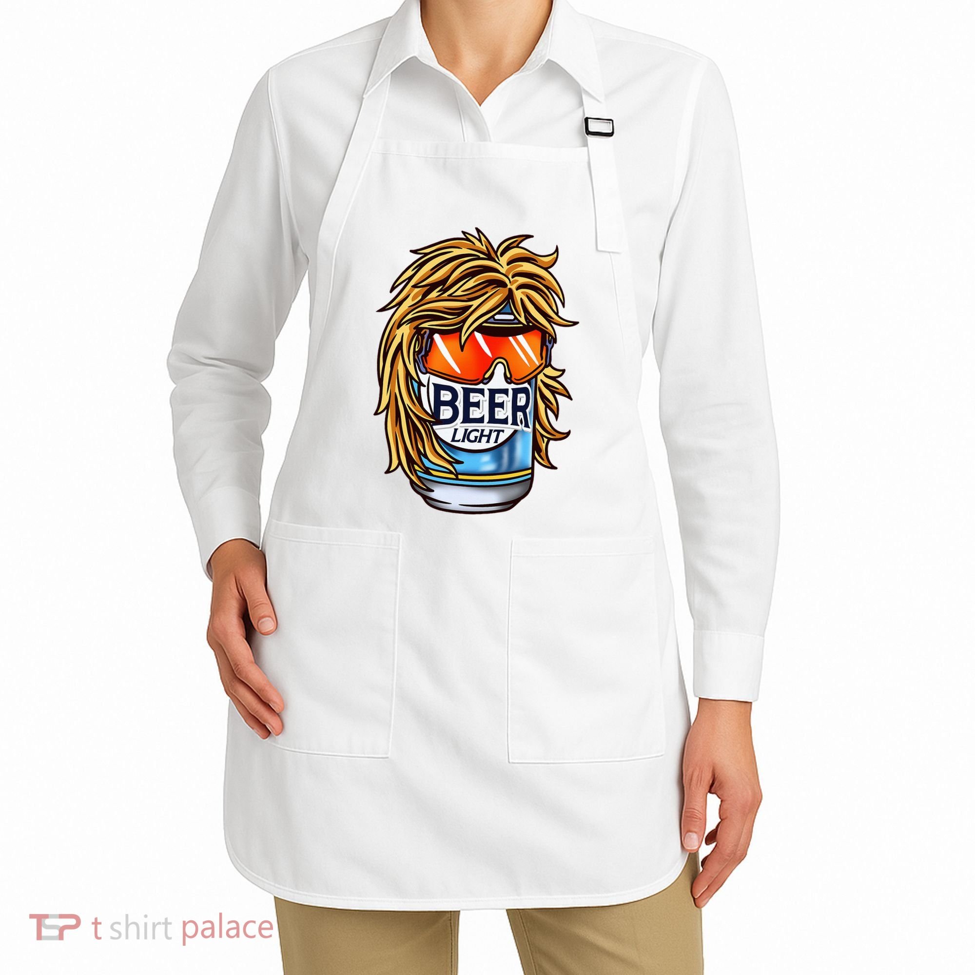 Funny Beer Drinking Funny Redneck Mullet Apron
