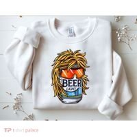 Funny Beer Drinking Funny Redneck Mullet Sweatshirt thumb 2