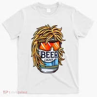 Funny Beer Drinking Funny Redneck Mullet T-Shirt thumb 0