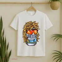 Funny Beer Drinking Funny Redneck Mullet T-Shirt thumb 2