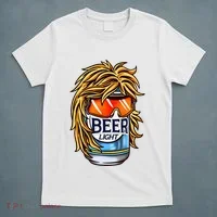 Funny Beer Drinking Funny Redneck Mullet T-Shirt thumb 5