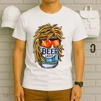 Funny Beer Drinking Funny Redneck Mullet T-Shirt thumb 6
