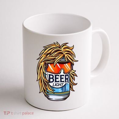 Funny Beer Drinking Funny Redneck Mullet Coffee Mug back