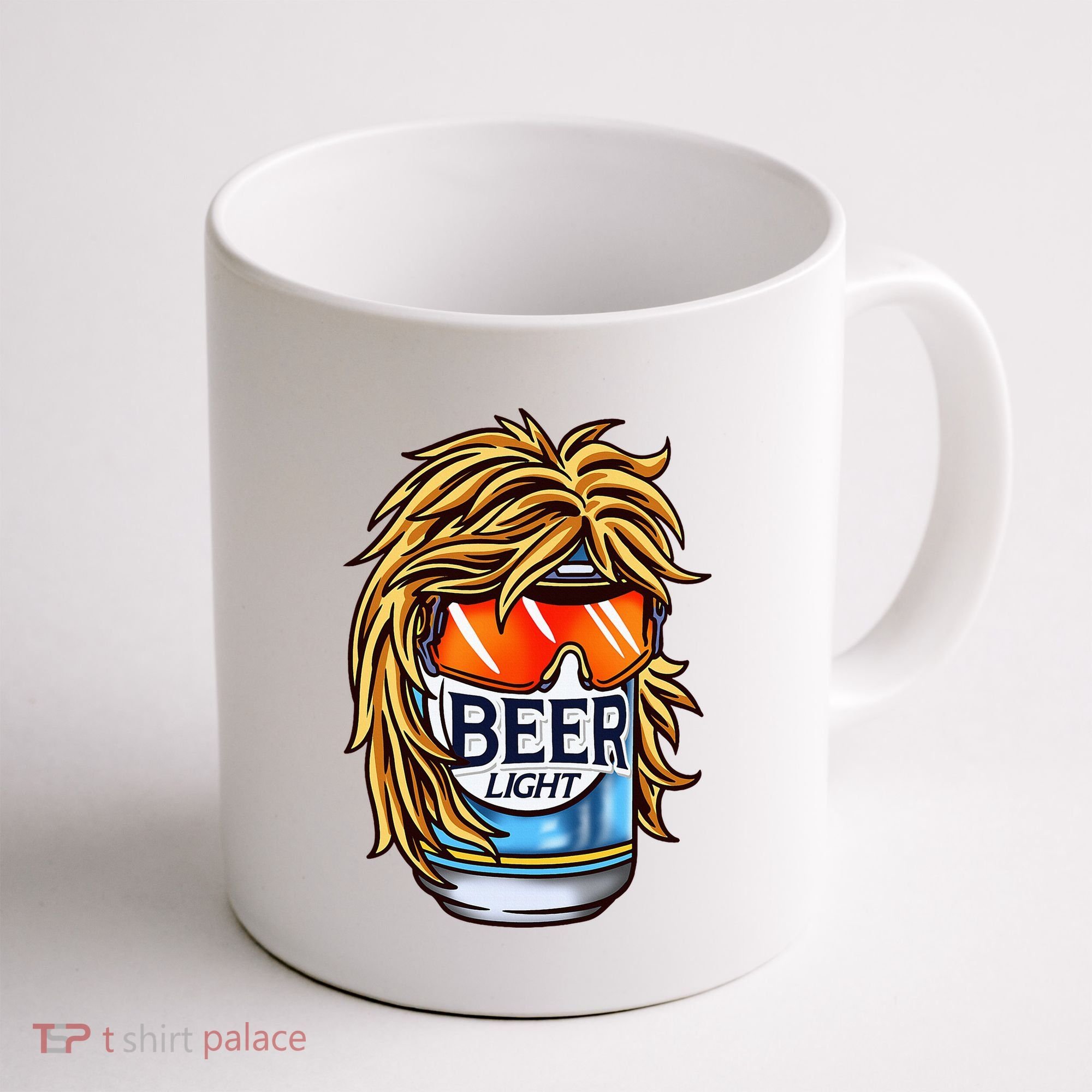 Funny Beer Drinking Funny Redneck Mullet Coffee Mug