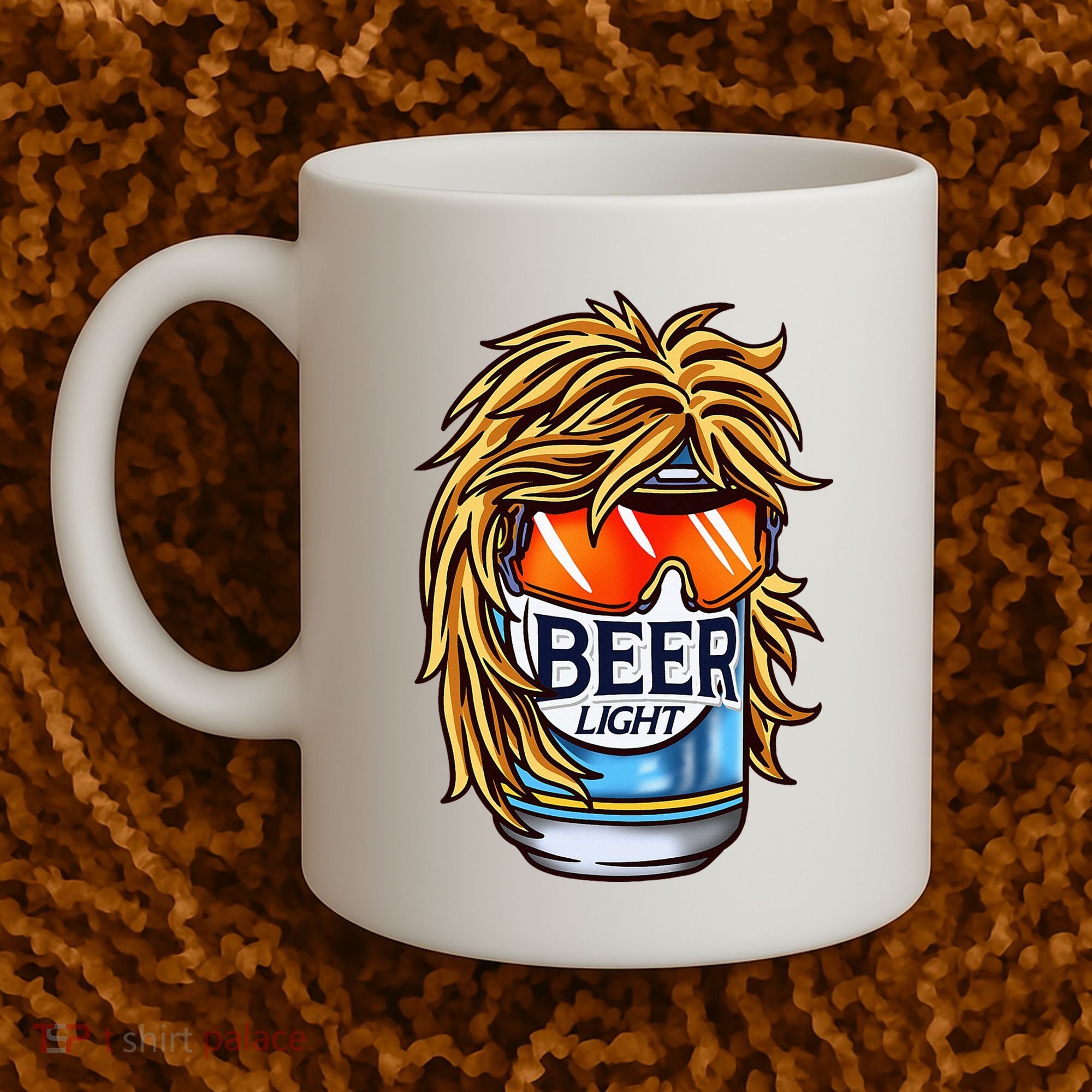Funny Beer Drinking Funny Redneck Mullet Coffee Mug