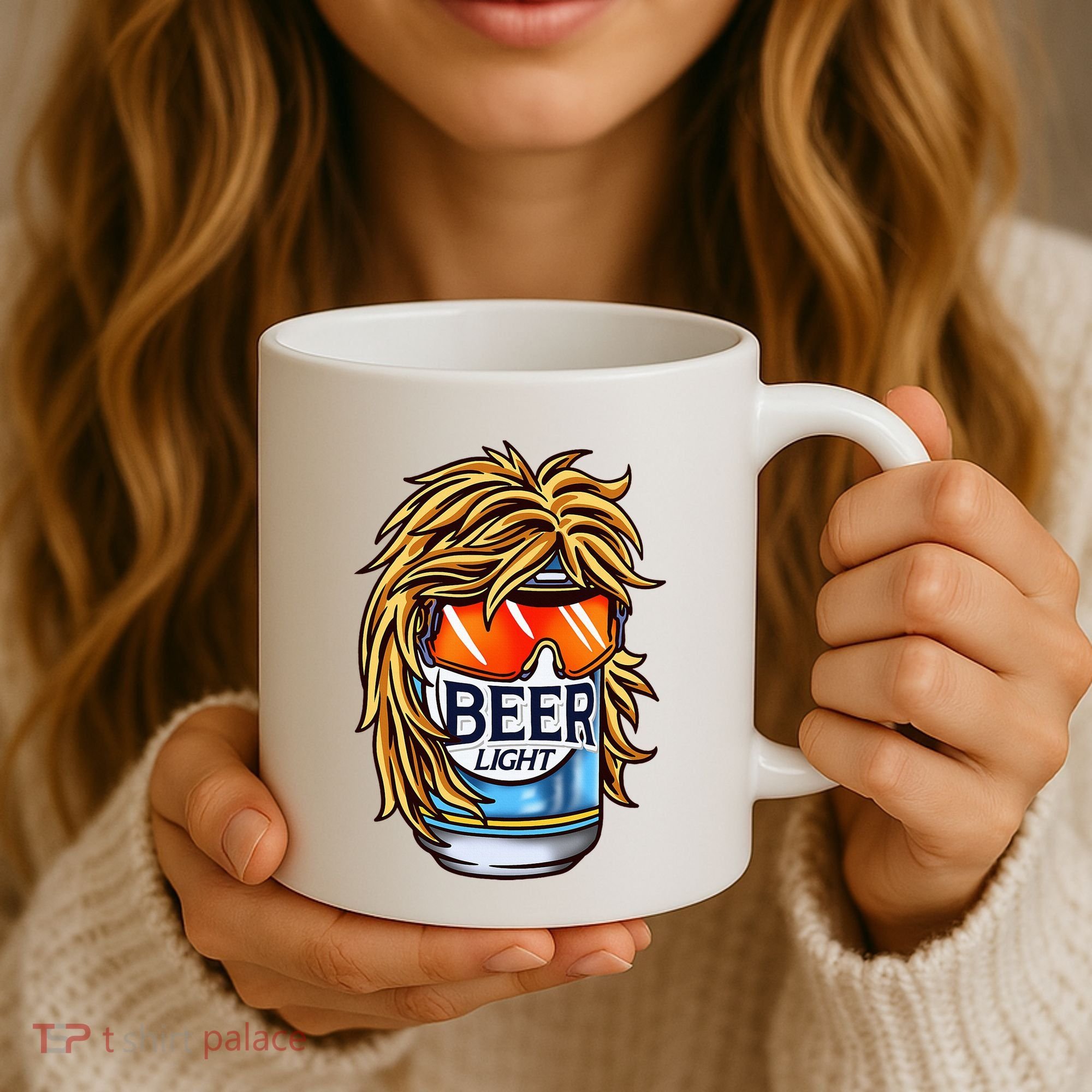 Funny Beer Drinking Funny Redneck Mullet Coffee Mug