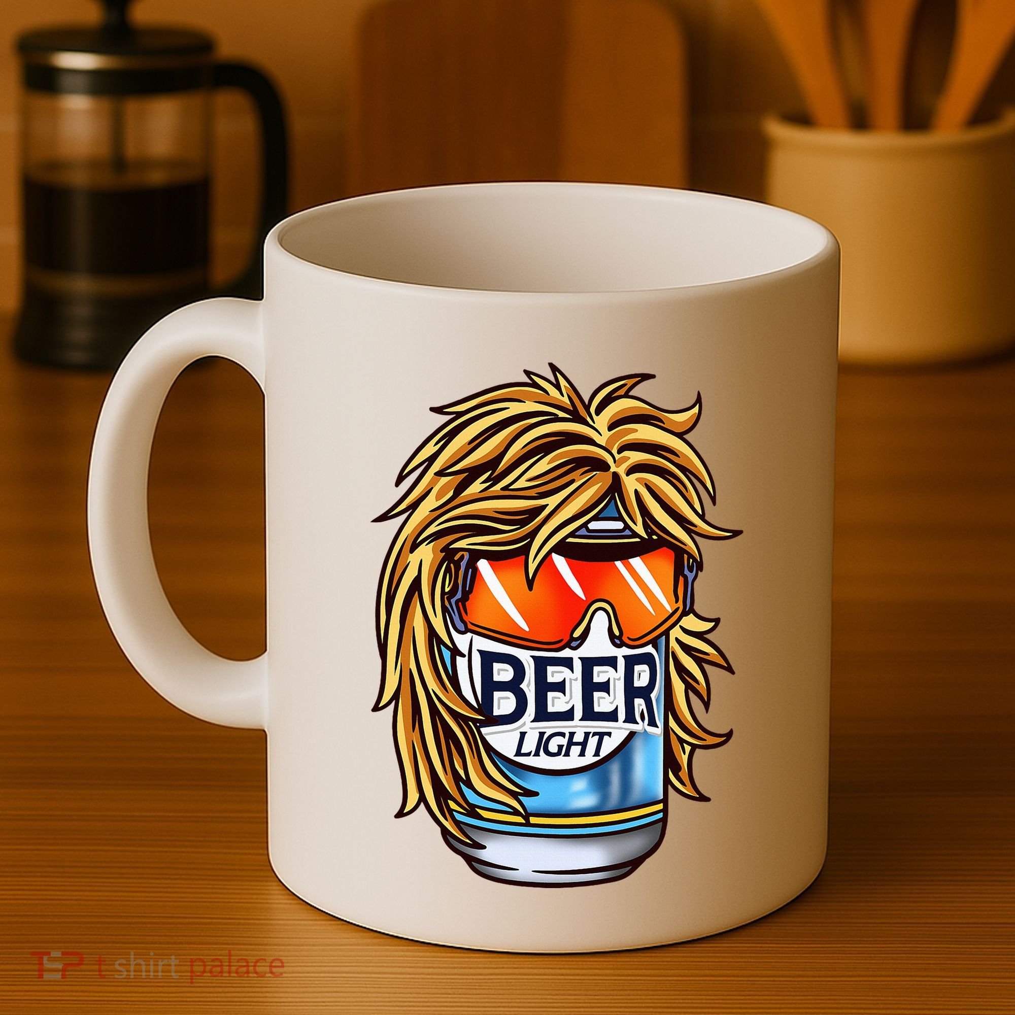 Funny Beer Drinking Funny Redneck Mullet Coffee Mug