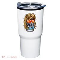 Funny Beer Drinking Funny Redneck Mullet Tumbler thumb 0