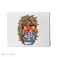 Funny Beer Drinking Funny Redneck Mullet Mousepad thumb 0