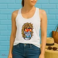 Funny Beer Drinking Funny Redneck Mullet Women's Tank Top thumb 2