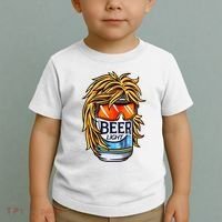 Funny Beer Drinking Funny Redneck Mullet Toddler T-Shirt thumb 2