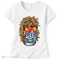 Funny Beer Drinking Funny Redneck Mullet Women's T-Shirt thumb 0