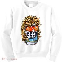 Funny Beer Drinking Funny Redneck Mullet Kids Sweatshirt thumb 0