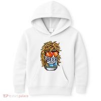 Funny Beer Drinking Funny Redneck Mullet Kids Hoodie thumb 0