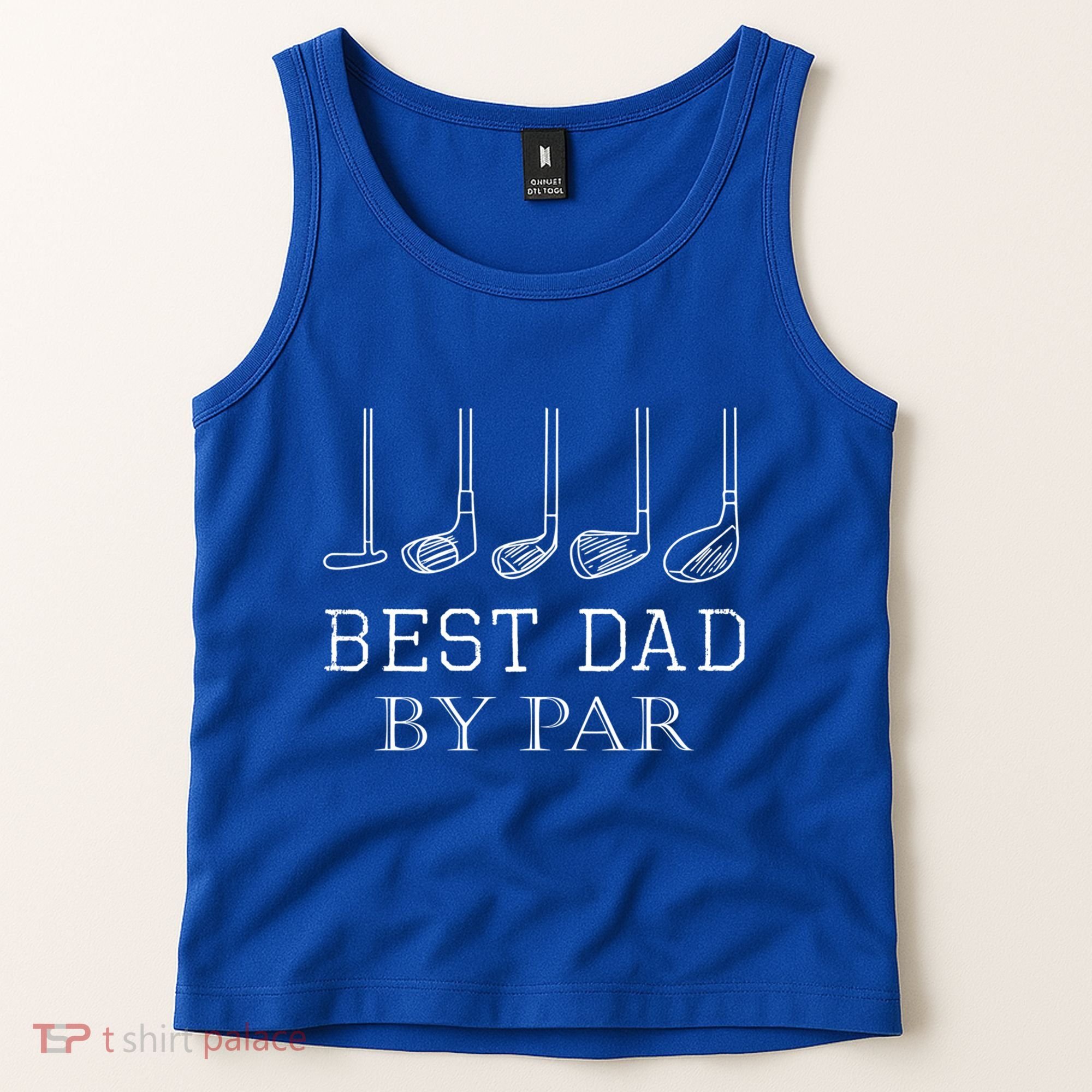 Funny Best Dad By Par Golf Gift For Fathers Day Gift Tank Top