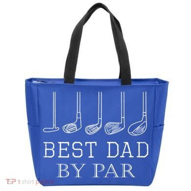 Funny Best Dad By Par Golf Gift For Fathers Day Gift Tote Bag