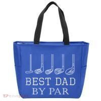 Funny Best Dad By Par Golf Gift For Fathers Day Gift Tote Bag thumb 0