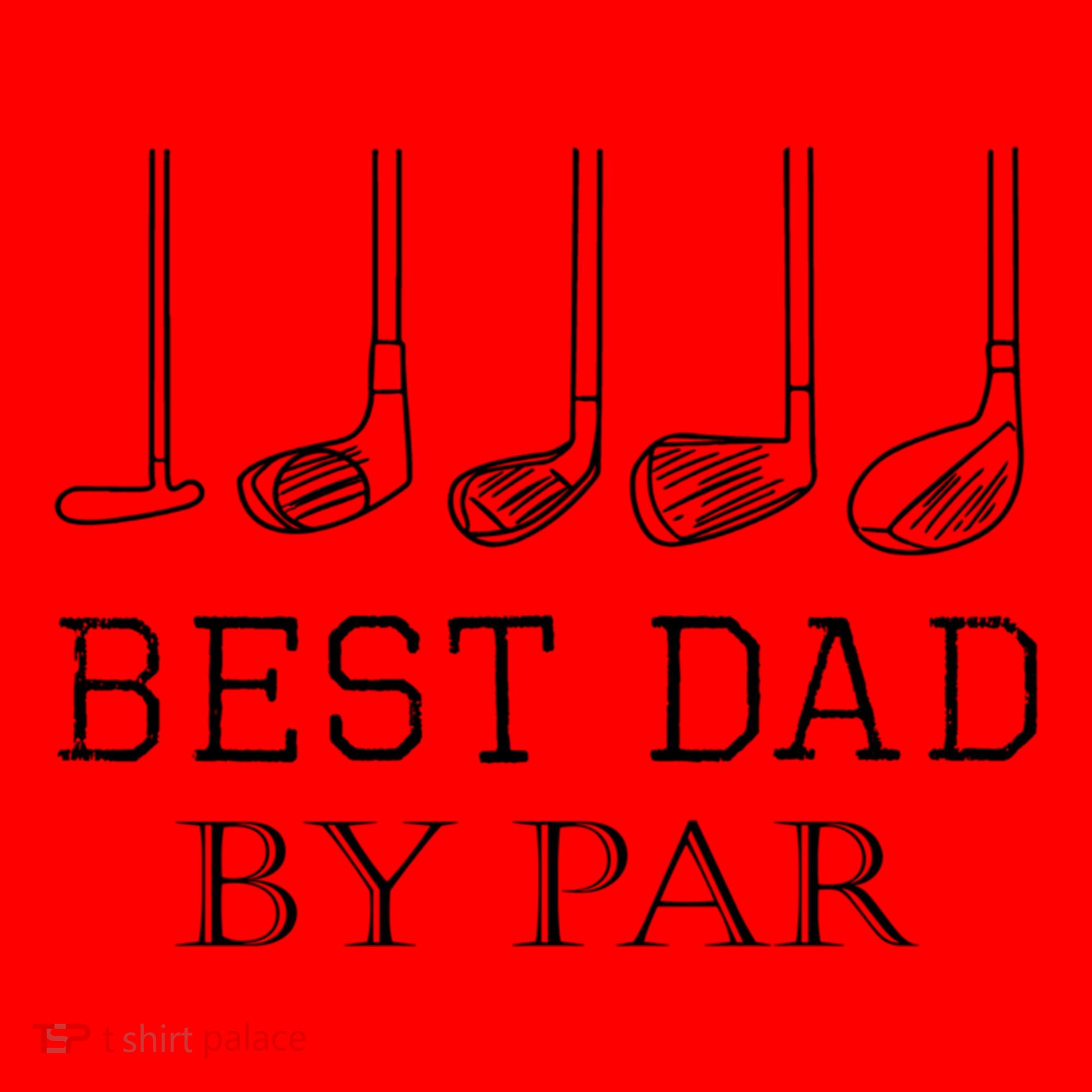 Funny Best Dad By Par Golf Gift For Fathers Day Gift Santa Hat