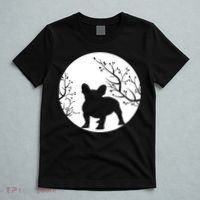 French Bulldog Dog Full Moon Howl Funny Frenchie Lover T-Shirt thumb 5