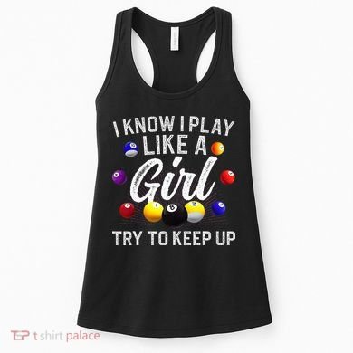 Funny Billiards Design For Women Pool Billiard Player Women's Tank Top