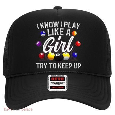 Funny Billiards Design For Women Pool Billiard Player Hat