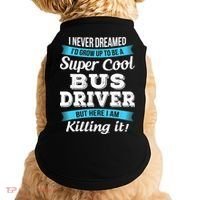 Funny Bus Driver Gift Doggie Tank thumb 0