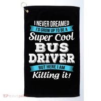Funny Bus Driver Gift Golf Towel thumb 0