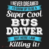 Funny Bus Driver Gift Golf Towel thumb 3