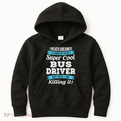 Funny Bus Driver Gift Kids Hoodie