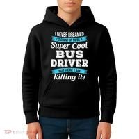 Funny Bus Driver Gift Kids Hoodie thumb 4