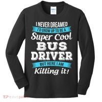 Funny Bus Driver Gift Kids Long Sleeve Shirt thumb 0