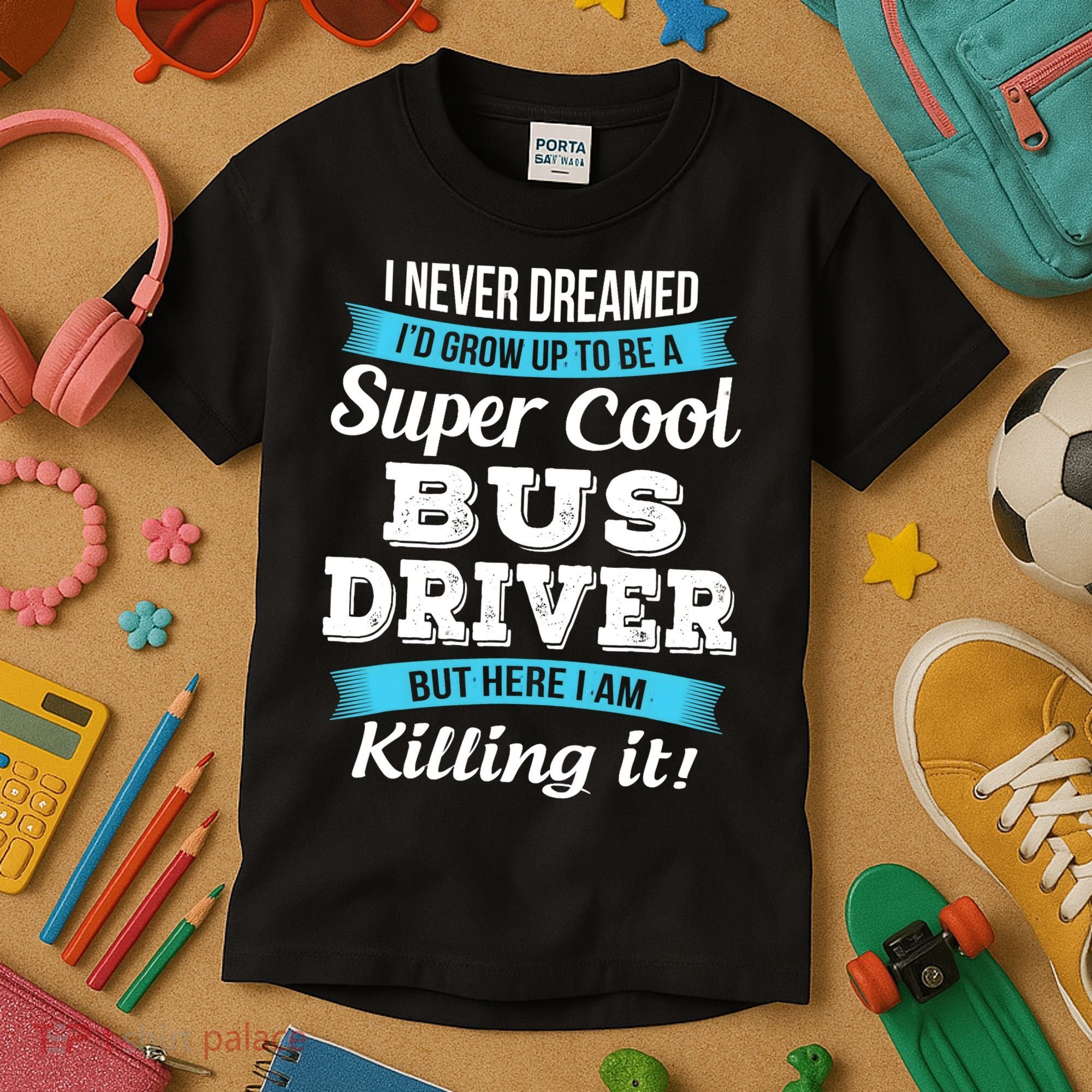 Funny Bus Driver Gift Kids T-Shirt