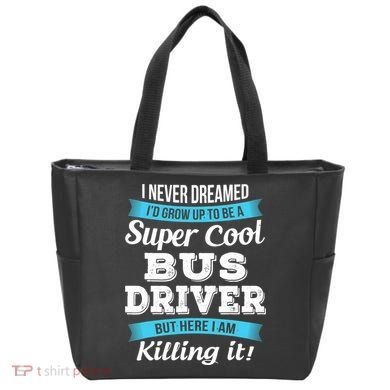 Funny Bus Driver Gift Tote Bag