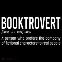 Funny Booktrovert Definition Reading Fan Book Lover Introvert Women's Hoodie thumb 2