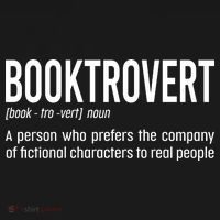 Funny Booktrovert Definition Reading Fan Book Lover Introvert Women's Tank Top thumb 5