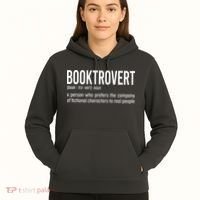 Funny Booktrovert Definition Reading Fan Book Lover Introvert Hoodie thumb 5