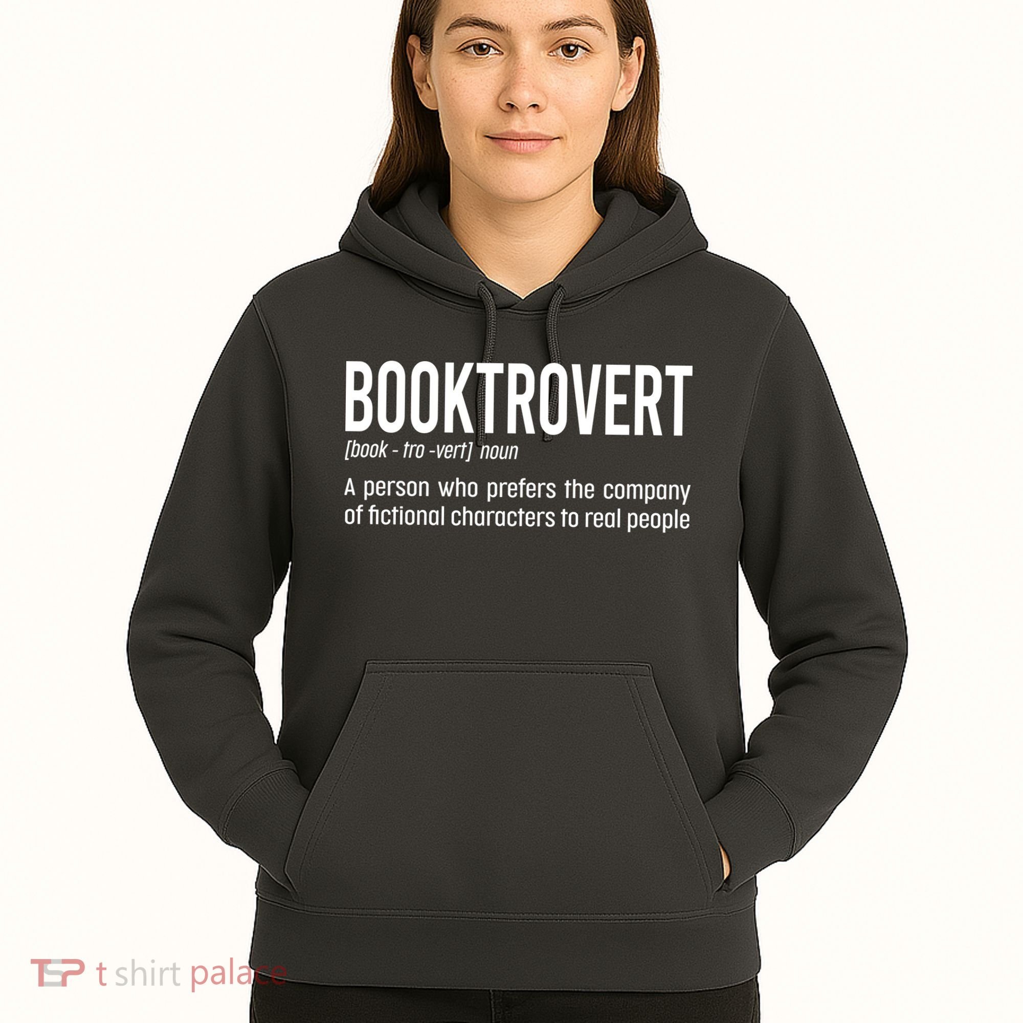 Funny Booktrovert Definition Reading Fan Book Lover Introvert Hoodie