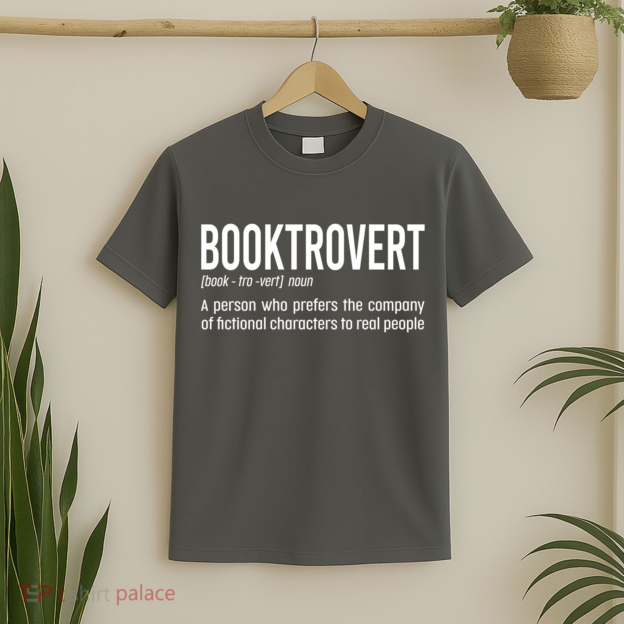 Funny Booktrovert Definition Reading Fan Book Lover Introvert T-Shirt