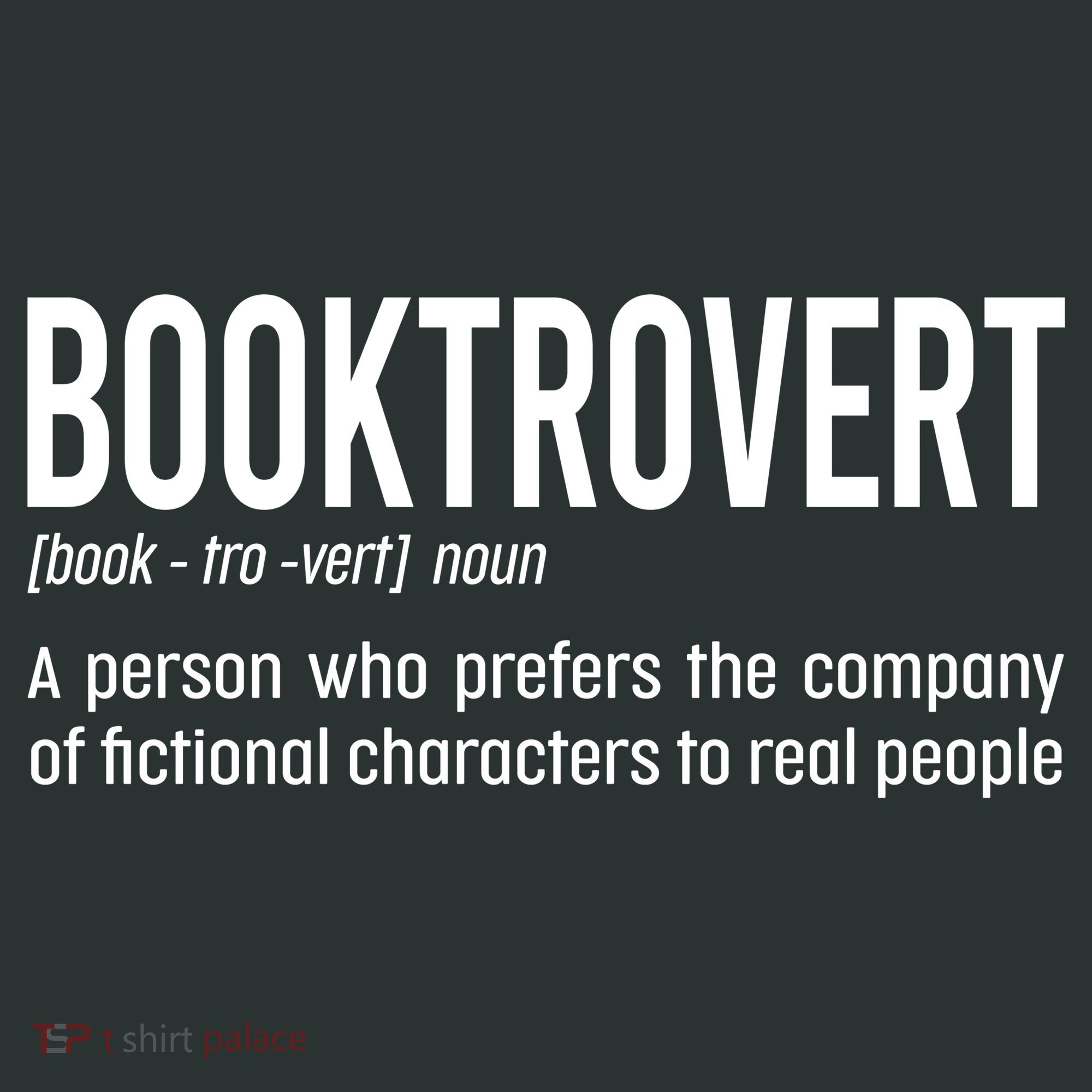 Funny Booktrovert Definition Reading Fan Book Lover Introvert Coaster