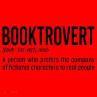 Funny Booktrovert Definition Reading Fan Book Lover Introvert Santa Hat thumb 1