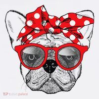 French Bulldog Dog Mom Bandana Sunglasses Mother's Day Women's Hoodie thumb 2