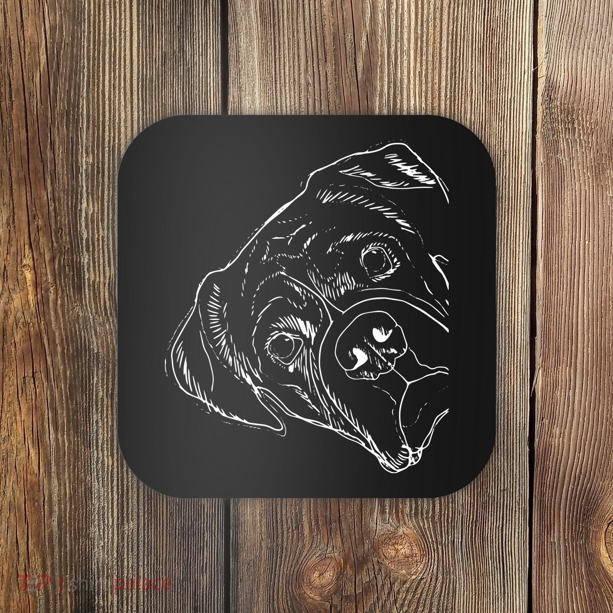 Funny Boxer Dog Coaster
