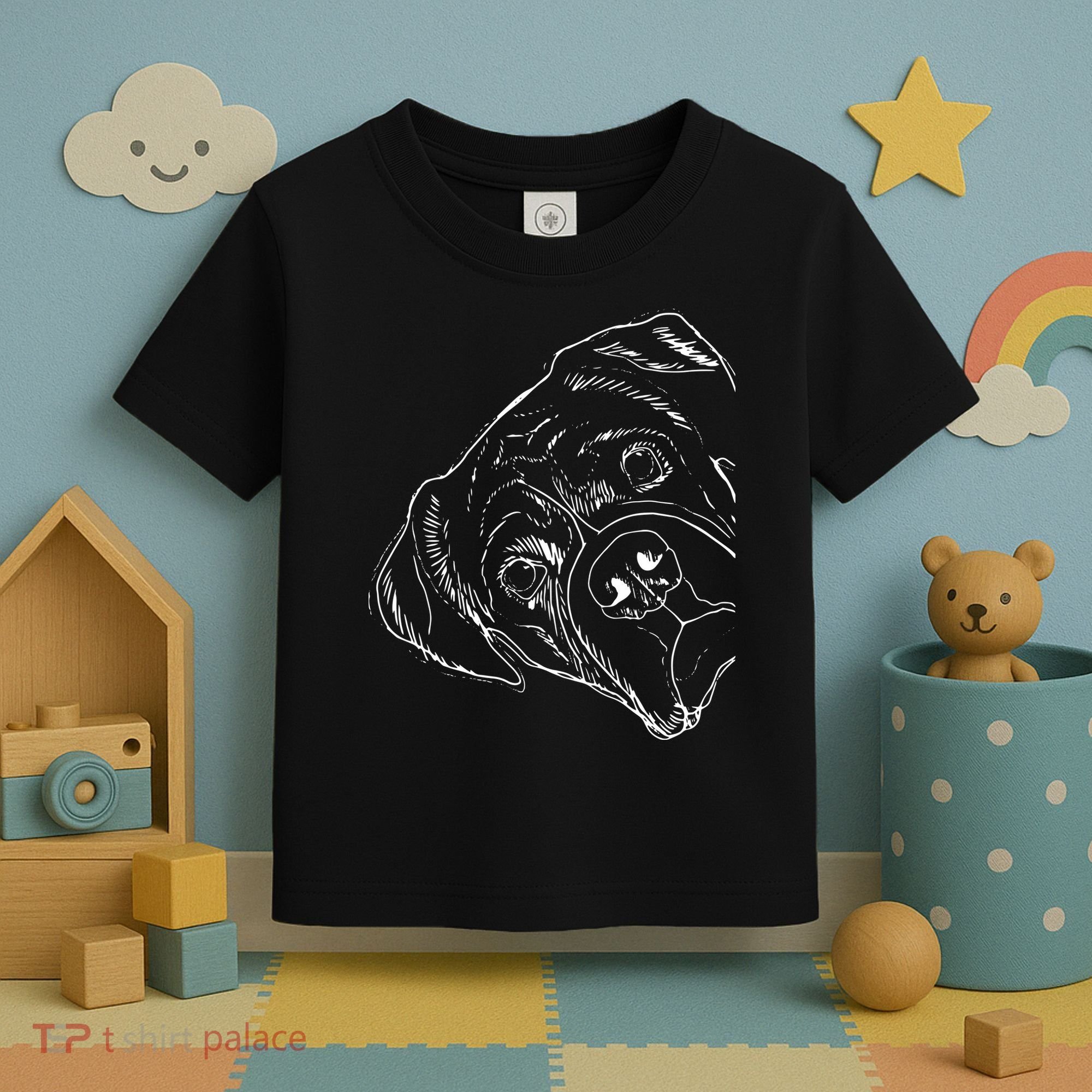 Funny Boxer Dog Toddler T-Shirt