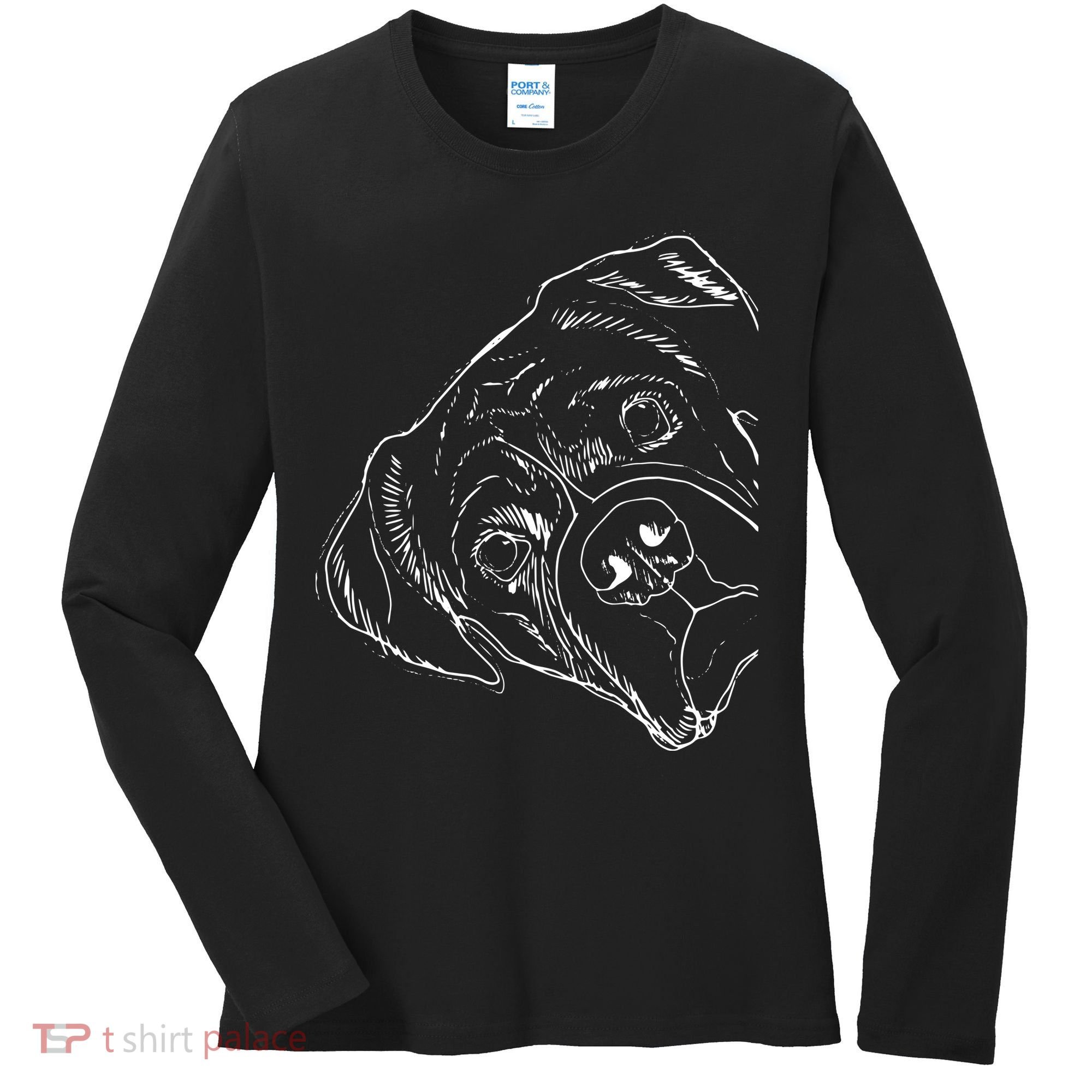 Funny Boxer Dog Women's Long Sleeve Shirt