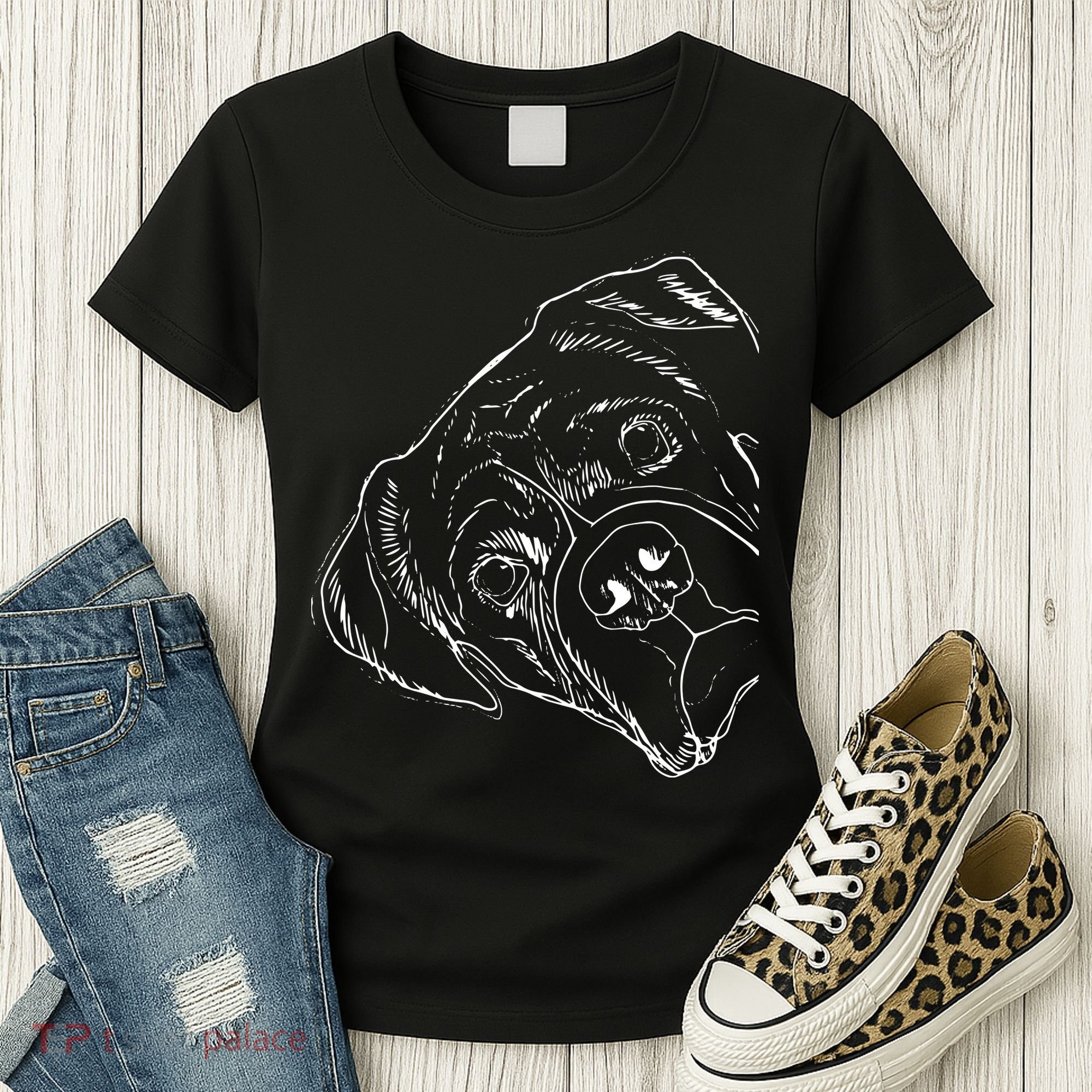 Funny Boxer Dog Women's T-Shirt