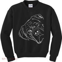 Funny Boxer Dog Kids Sweatshirt thumb 0